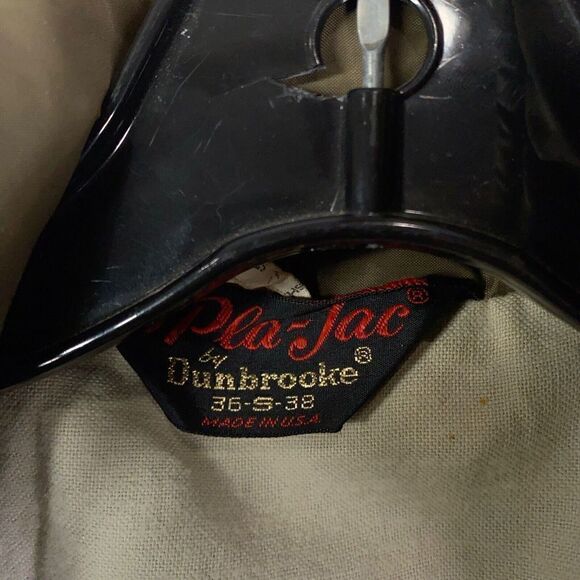 Vintage Wooden Nickel Johnsburg ILL Adult Size Small Brown Kimi Satin Jacket - Picture 7 of 9